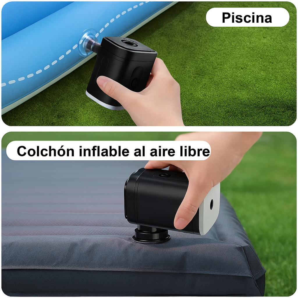 Inflador Portátil Recargable USB