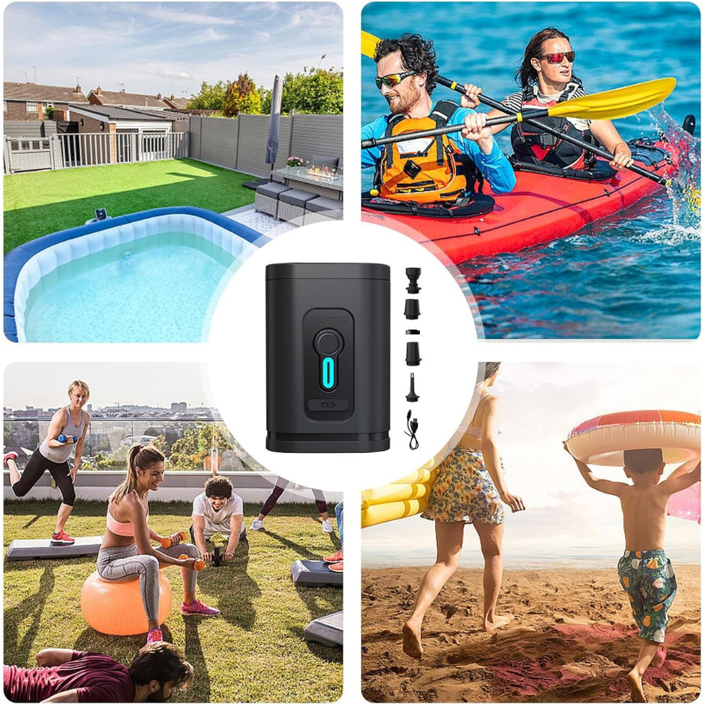 Inflador Portátil Recargable USB